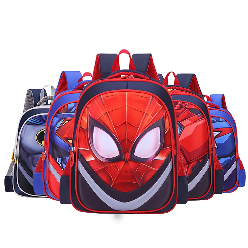 

Schoolbag for Elementary School Students Children 1-3 Grade Muscle-Cartoon Men's Shoulder Spine-Burden Relieving Backpack