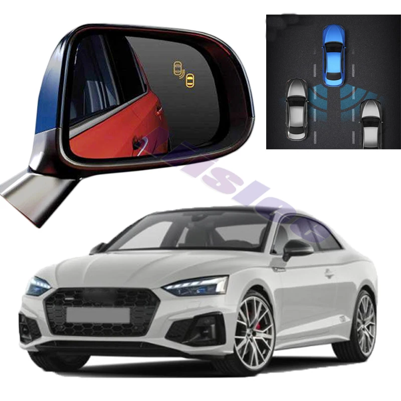 

For Audi A5 8W6 2016 2017 2018 2019 2020 Car BSM BSD BSA Radar Warning Safety Driving Alert Mirror Detection Sensor