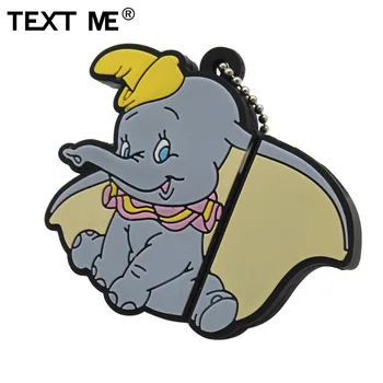 

TEXT ME cute Animal elephant usb 2.0 usb flash drive 4GB 8GB 16GB 32GB 64GB wdeeing gift