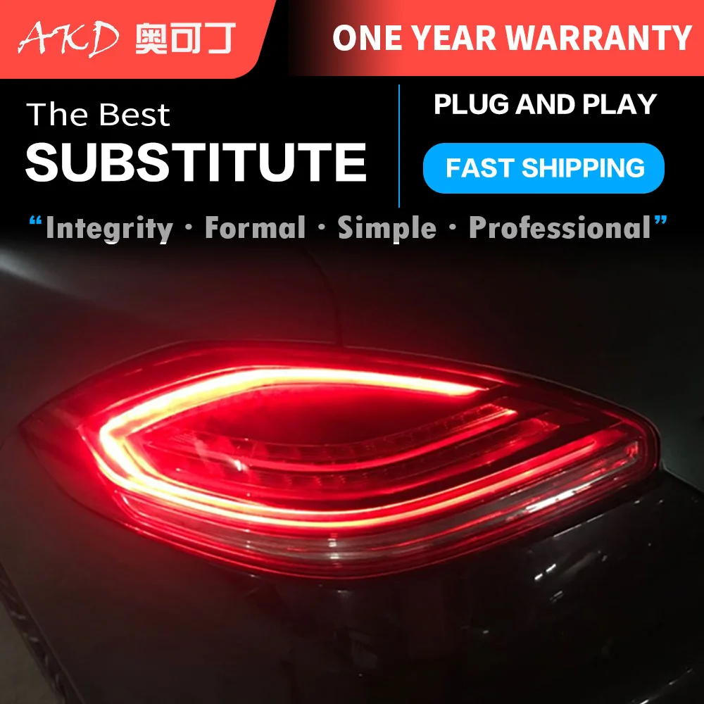 Car Tail Lights Parts For Porsche Panamera 4 20142017 Taillights Rear Lamp Led Signal Reversing