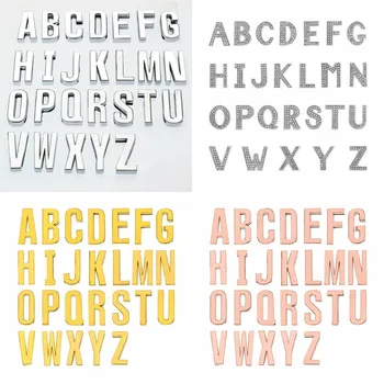 

wholesale 260pcs 30mm Slide letters A-Z Rose gold /gold/silver color DIY Accessories can choose letter