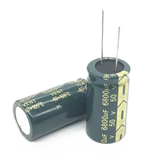 6-20 шт./лот с алюминиевой крышкой, 50В 6800 мкФ 22*40 алюминиевый электролитический конденсатор с алюминиевой крышкой, 6800 мкФ с алюминиевой крышкой, 50В 20