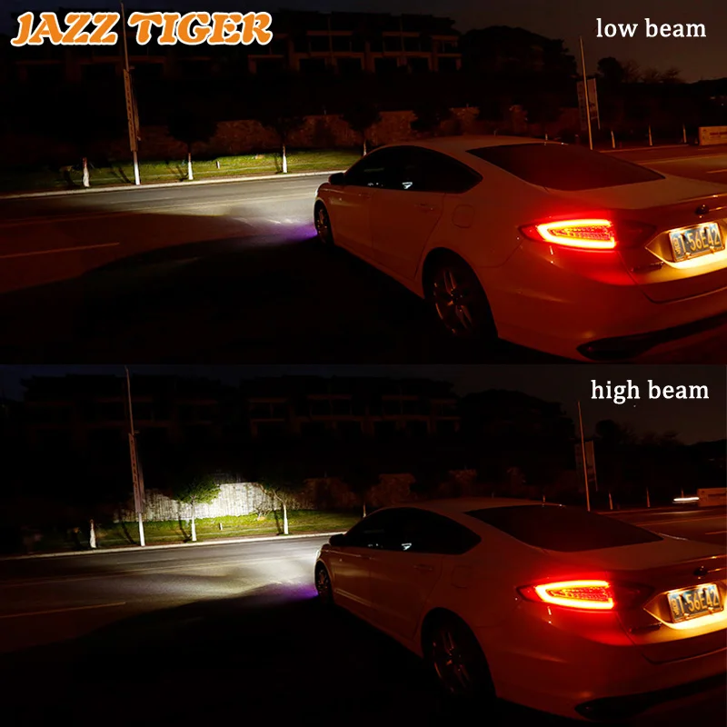 JAZZ TIGER автомобильный Стайлинг светодиодный DRL динамический сигнал поворота головная лампа в сборе светодиодный фара для Ford Fusion Mondeo 2013