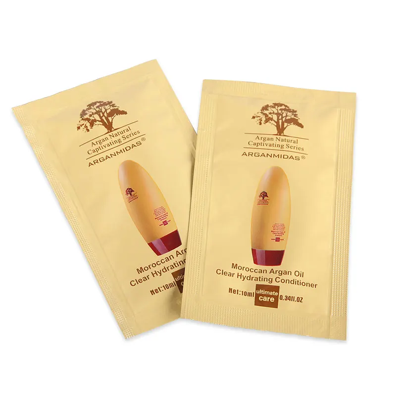 Moroccan Argan Oil Shampoo and Conditioner Clear Hydrating 10ml for Hair After Keratin Hair Treatment Straightening