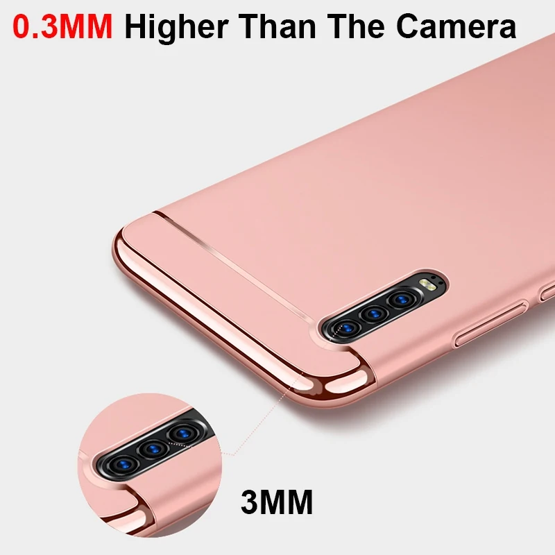 Luxury Hard PC Phone Case For Huawei P40 Pro Lite Y8P Y9S Matte 3 in 1 Cover Case For Honor 30 Pro Plus 10i 30S 8C 8X 9A 9X Pro