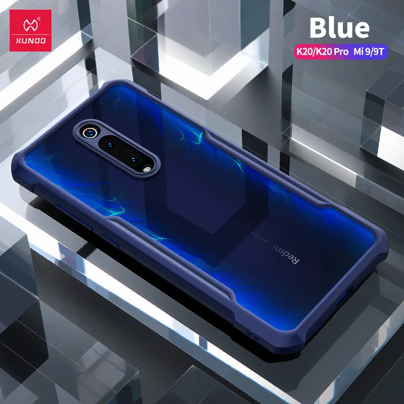 Blue XUNDD противоударный чехол для телефона для Redmi K20/K20 pro защитный Xiaomi 9 t/9 t pro с подушкой безопасности Beetle - Цвет: Blue