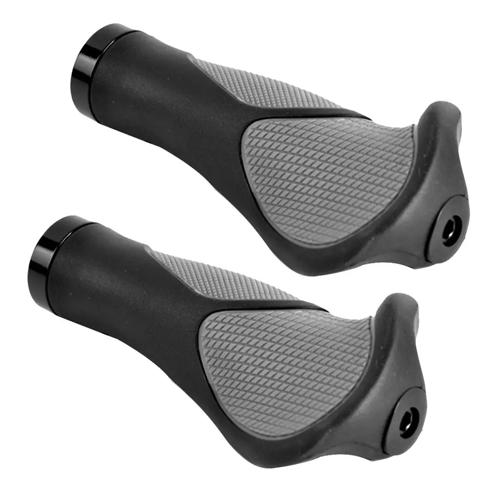 Carbon Handlebar Cycling Mountain Bike Lock-on Handlebar Cover Handle Bar End#