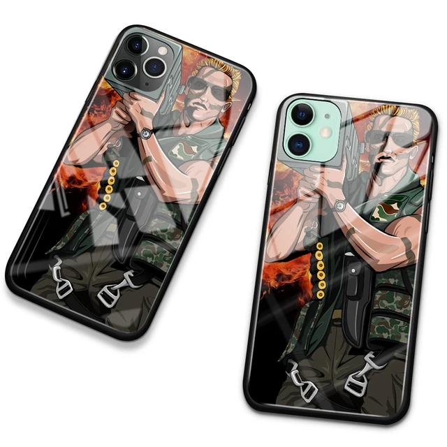 Arnold Schwarzenegger Commando Phone Case for iPhone 15 Pro 