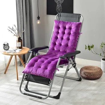 

Long Cushion Recliner Chair Cushion Thicken Foldable Rocking Chair Cushion Long Chair Couch Seat Cushion Pads Office Garden Mat