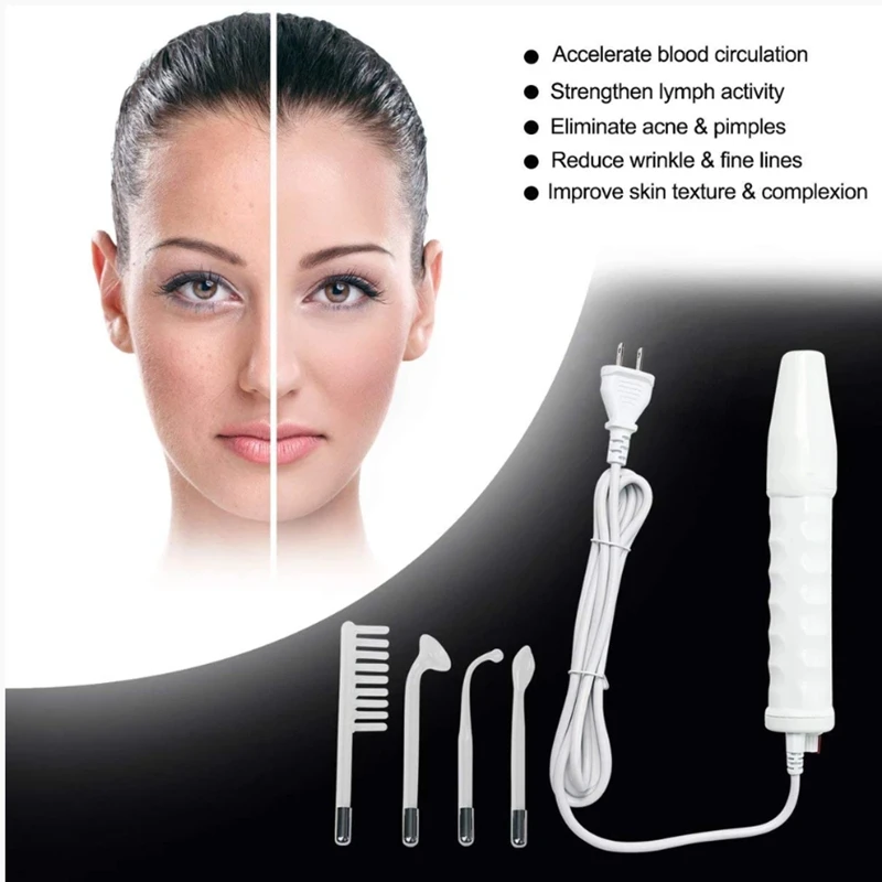 Portable High Frequency Skin Tightening Acne Spot Wrinkles Remover