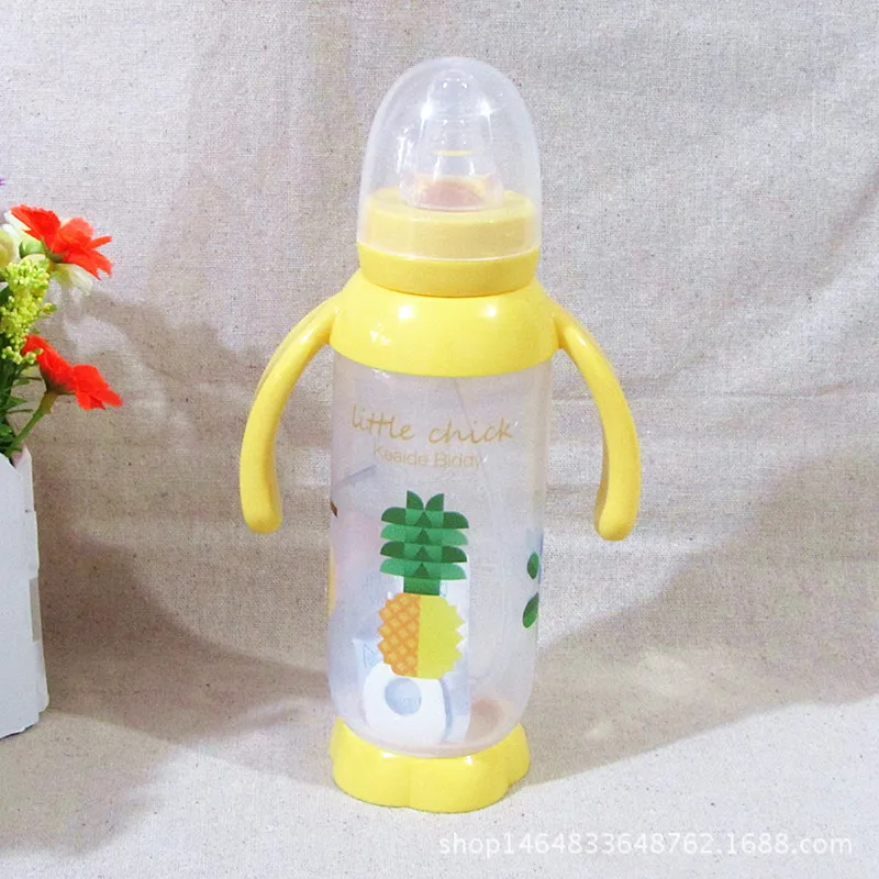 

Chick Cady Penguin Standard Caliber Plastic Milk Bottle Infants Pp360 All-directional Straw Feeding Bottle 1121