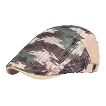 Мужская и женская кепка из сетчатой ткани с защитой от ультрафиолета, Регулируемая Кепка для пеших прогулок, Летняя Повседневная дышащая Кепка из полиэстера, солнцезащитный козырек, камуфляж