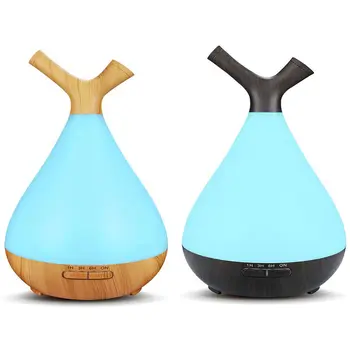 

Eu Plug 400Ml Branch Air Humidifier Sleeping Night Light Aroma Diffuser Ultrasonic Mute Essential Oil Diffuser Purifier For Home