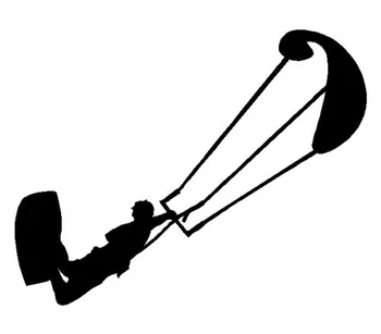 

Kiteboarding Vinyl Decal Kitesurfing window Truck Window Laptop Sticker Sticker Vinyl Decals window window decal