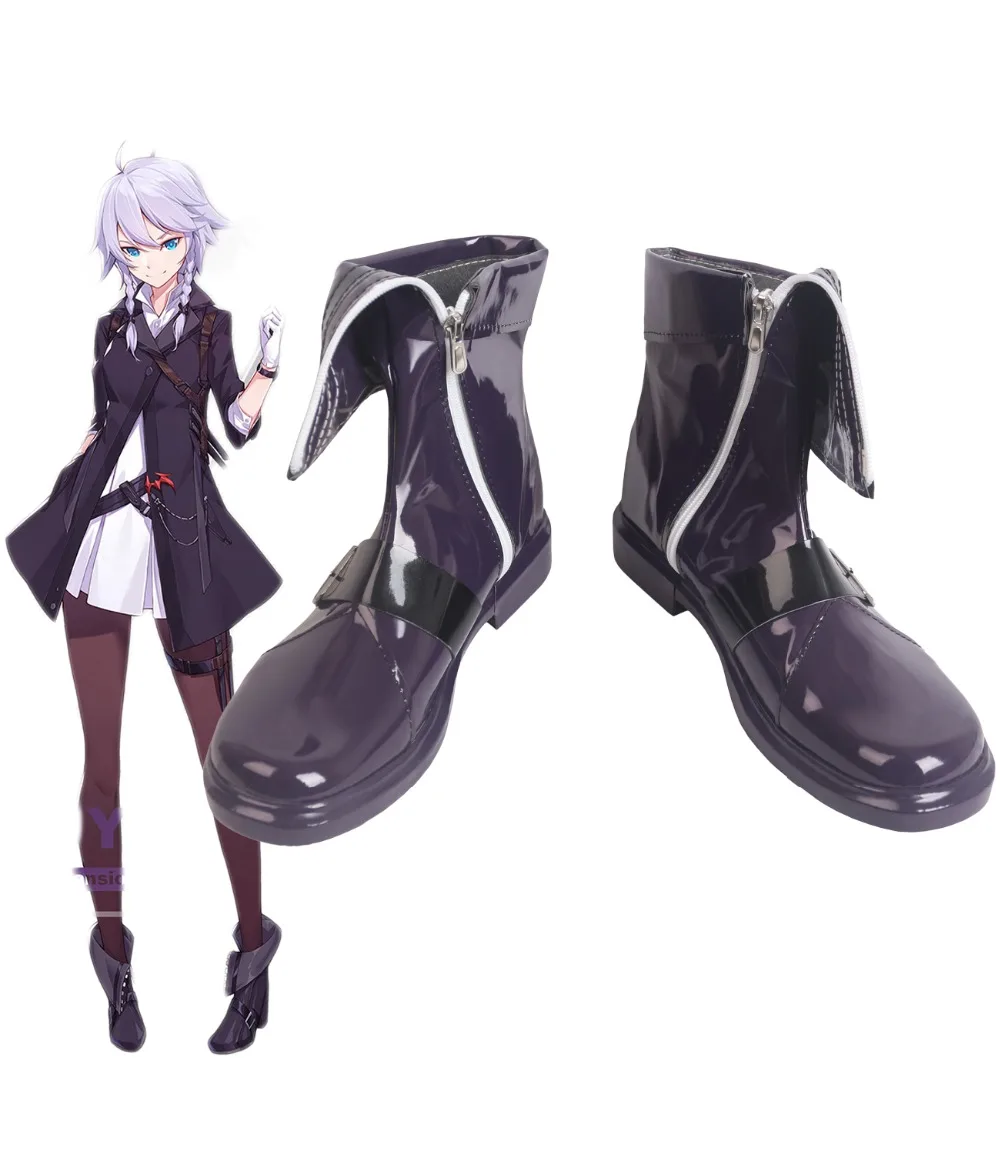 

Обувь для косплея TouHou Project Izayol Sakuya, фиолетовая обувь, изготовленная на заказ