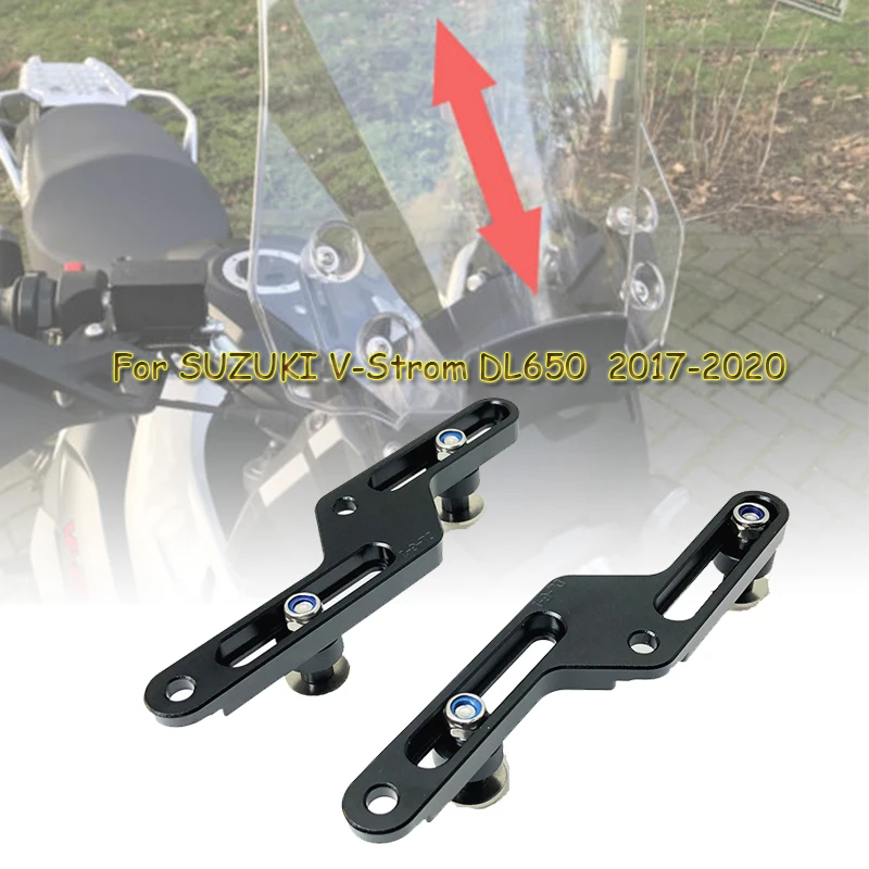 Motorcycle Windshield Adjusters Bracket fits For SUZUKI V STROM 650 DL V-STORM 650 DL650