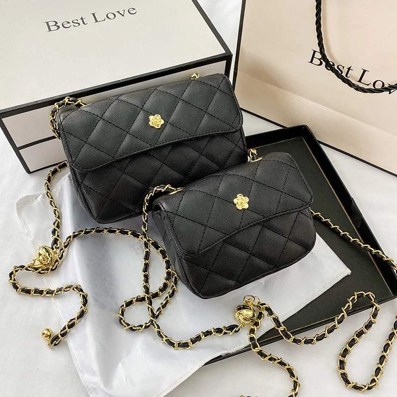 

Fashion Luxury Shoulder Bag Chain Bag 2020 New Diamond Pattern Female Bag Simple Messenger Bag High Quality Channels Handbag CC