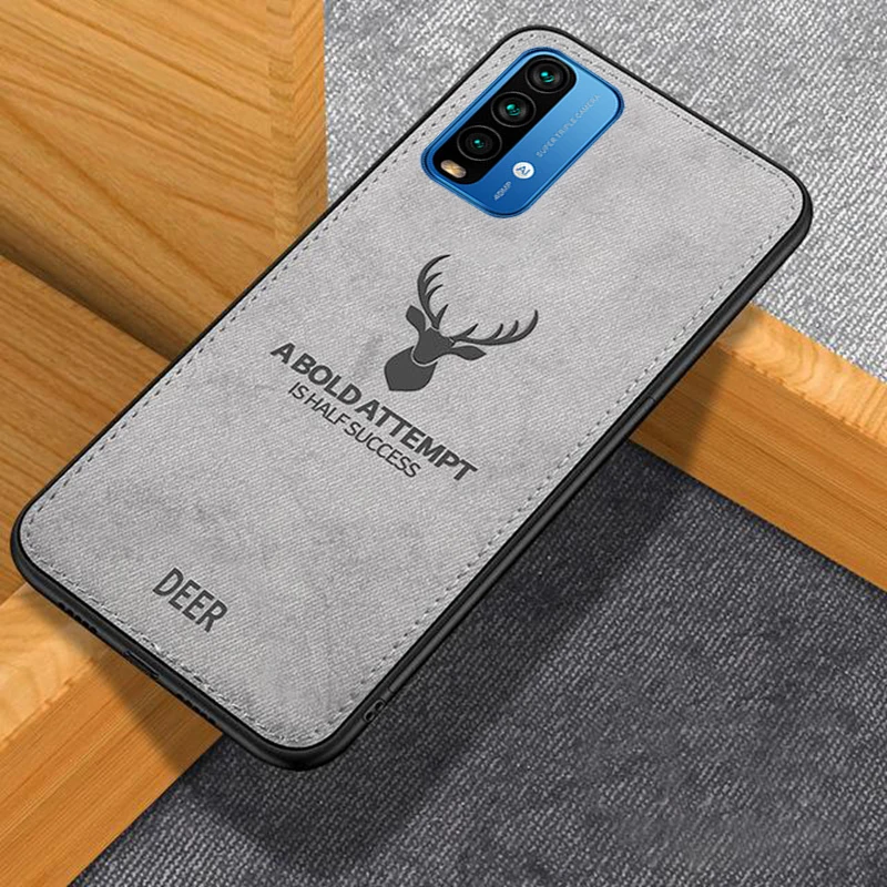 best phone cases for xiaomi Soft Deer Cloth Case for Redmi 9 9T 9A 9C NFC 9AT Redmi Note 9T 8T 9S 8 9 Pro Max xiaomi leather case design Cases For Xiaomi