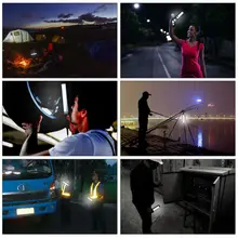 Многофункциональный перезаряжаемый светодиодный фонарик для отдыха на открытом воздухе фонарь на магните лампа с мобильным телефоном аварийное зарядное устройство usb