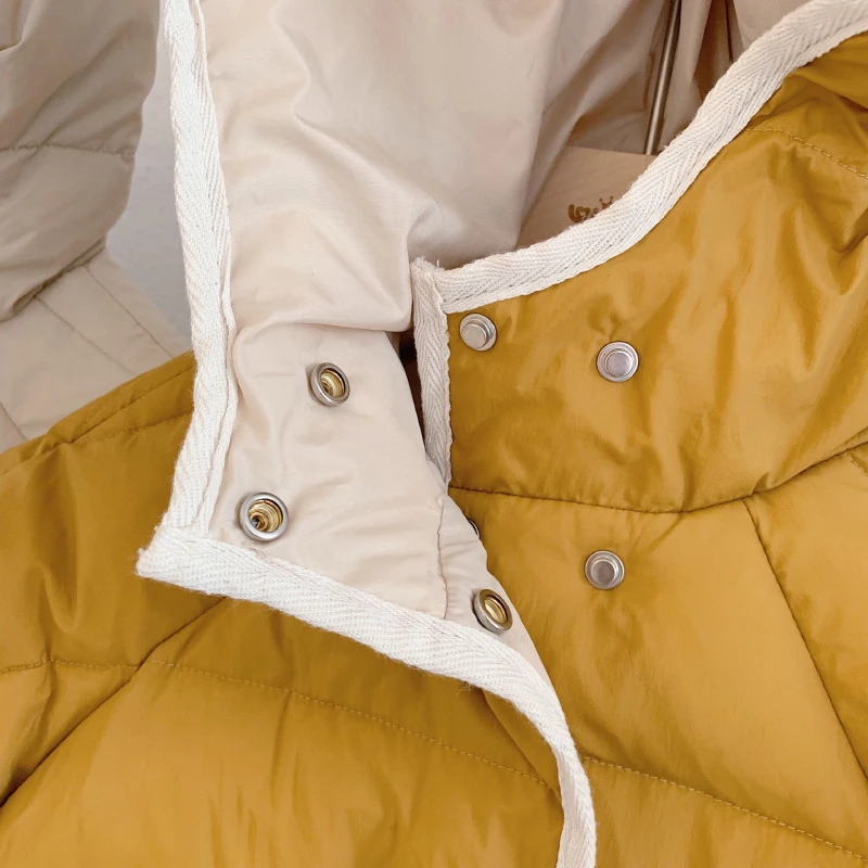 HYLKIDHUOSE/ г. Зимние белые пуховые пальто для мальчиков и девочек Детский пуховик уличная утепленная Детская куртка с капюшоном, зимняя одежда