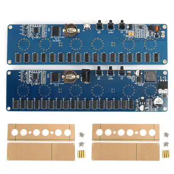 

STM8S005 DC Control 12V 1A Electronic IN14 Nixie Tube LED Circuit Board PCBA RGB Lamp Clock Chip IC Micro USB Circuit Board