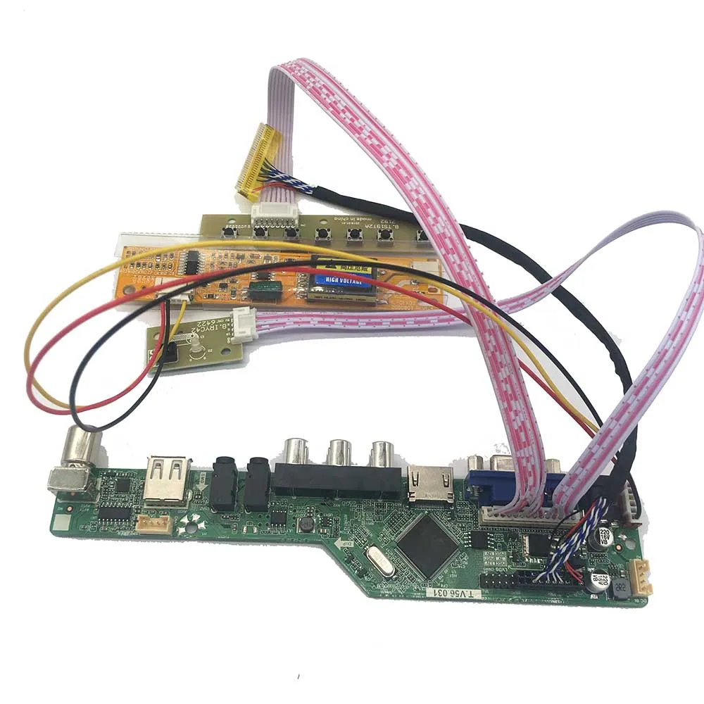 Latumab новый комплект для HSD100IFW4-A00 ТВ + HDMI + VGA + USB ЖК-контроллер светодиодного табло драйвер платы Бесплатная доставка