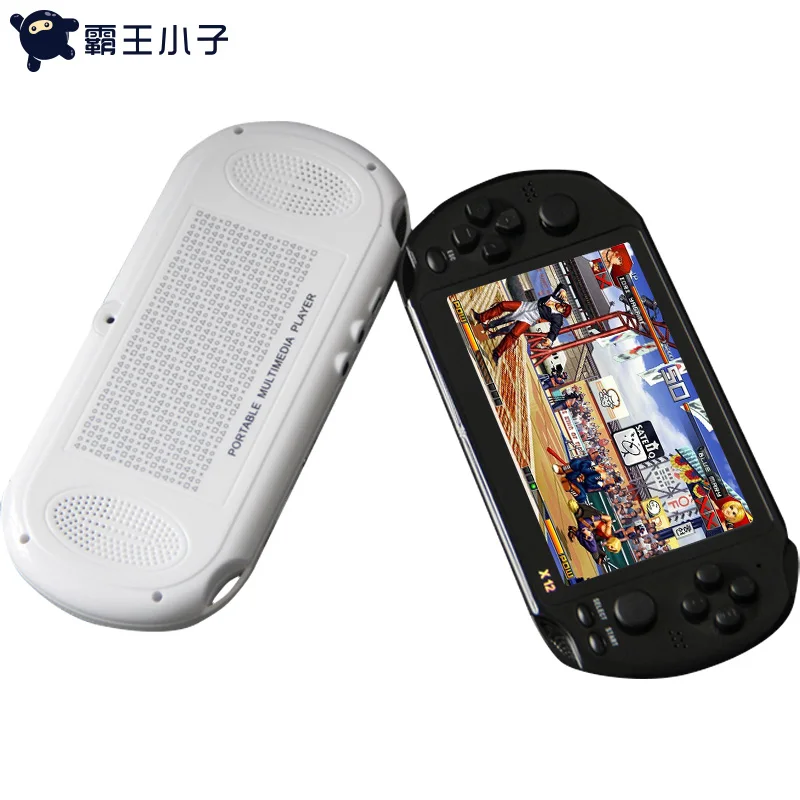 Powkiddy 5,1 дюймов 8G Ретро игровая консоль HD экран двойной джойстик Ручной игровой плеер семейный ТВ Ретро видеоприставки Встроенный 1