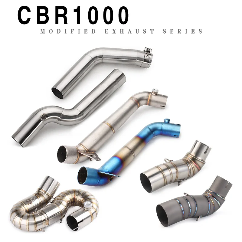 Для CBR1000 скольжения на мотоцикл выхлопной глушитель средняя Соединительная труба для Honda CBR1000RR CBR 2008 2009 2010 2011 2013