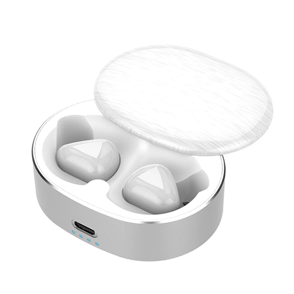 T50 white Беспроводные bluetooth наушники T50 tws игровая гарнитура с микрофоном настоящие Беспроводные наушники с шумоподавлением наушники с наушником чехол - Цвет: T50 white