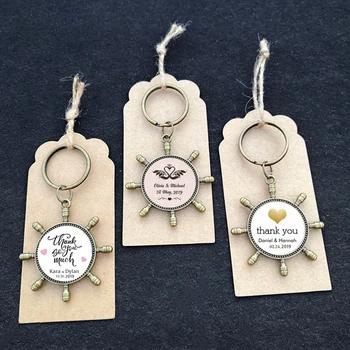 

50pcs Personalized name date Take Custom Photo Keychain Birthday Gifts Key chain Wedding Gifts For Guests Wedding Souvenirs