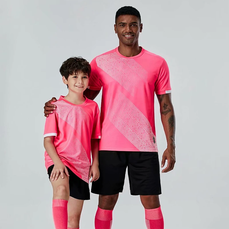 Conjunto de camisetas de fútbol personalizadas para hombres y niños, Jersey  de fútbol para adultos, color púrpura, uniformes de juegos de actividades  para padres e hijos|Sets de fútbol| - AliExpress