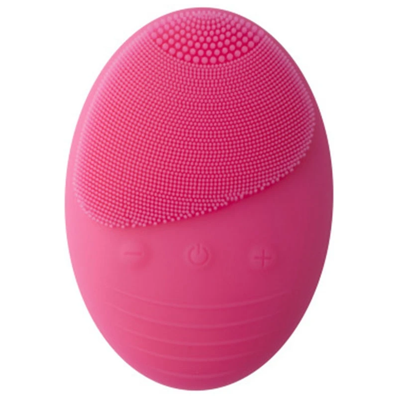 HOT！-Facial Cleansing Brush,Electric Cleansing Brush Skin Care Tool Waterproof Silicone Face Scrub Brush Pore Cleanser