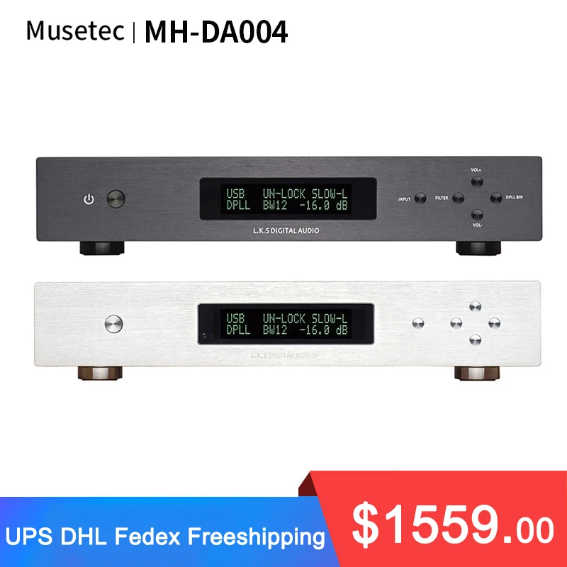 L.K.S аудио LKS MH-DA004 двойной ES9038pro DAC DSD USB Модернизированный Crystek CCHD-575 коаксиальный BNC