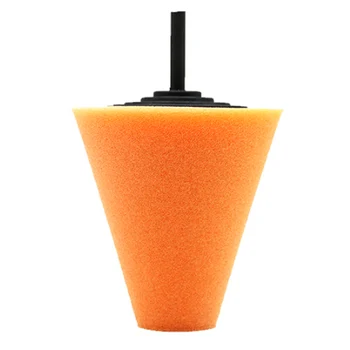 

Burnishing Sponge Polishing Cone Shaped Buffing Pads For Car Wheel Hub Tool