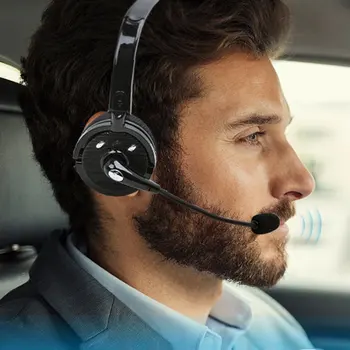 

BH-M10B Trucker Portable Over-Ear Noise Canceling Wireless Headphone Handsfree Call Headset Car Headset