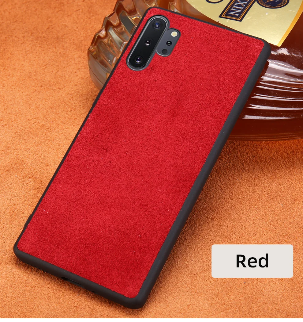 Настоящая ворсистая коровья кожа чехол для телефона для Galaxy S9 S8 S10 S10 plus note 10 9 8 A70 A60 A50 A40 J7 A8 360 Защитный чехол с полной защитой