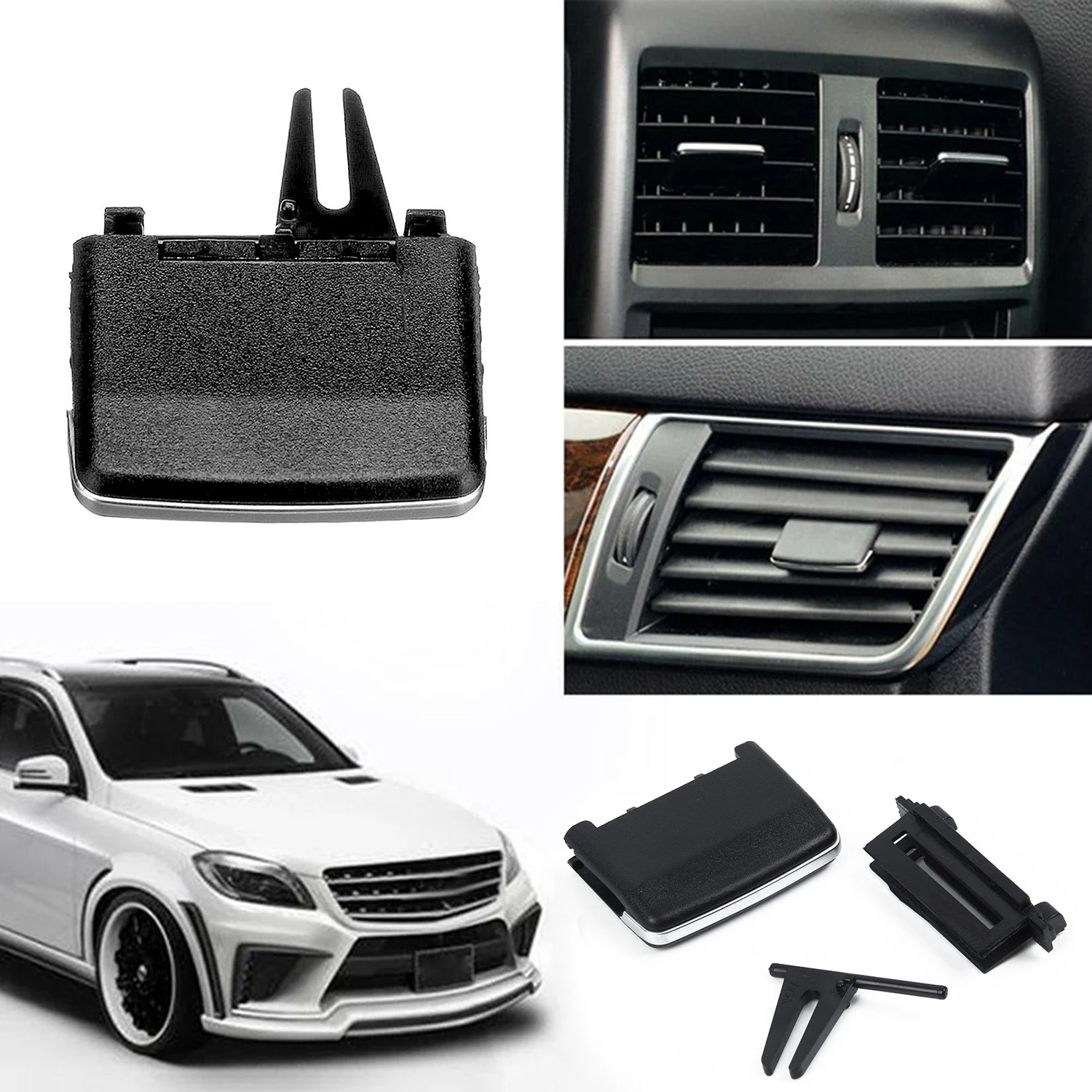 

Vent Tab For Mercedes Benz W166 X166 ML GL Air Conditioning Front Parts Black