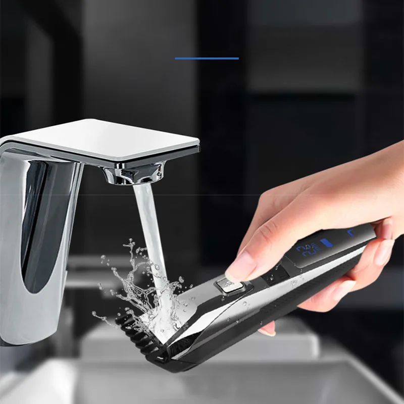  Beard Trimmer Hair Clipper Detail Trimmer Lithium Power Razor Electric Clipper US Plug