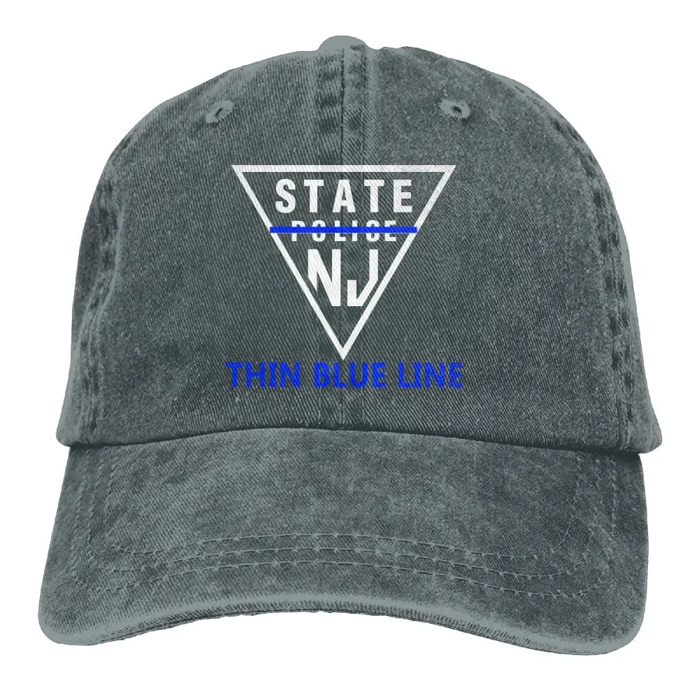 TSDFCNew Jersey State Police тонкая синяя джинсовая шляпа мужская облегающая бейсболка