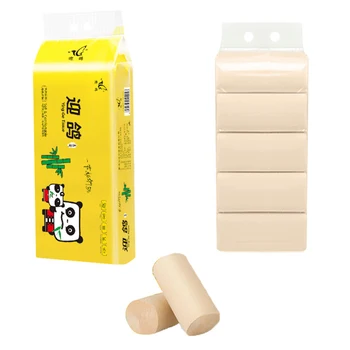 

10 Rolls Toilet Paper 3/4-Ply Toilet Papers Family Rolls Hand Paper Household Towels Soft Paper For Bath Kitchen Dropshipping