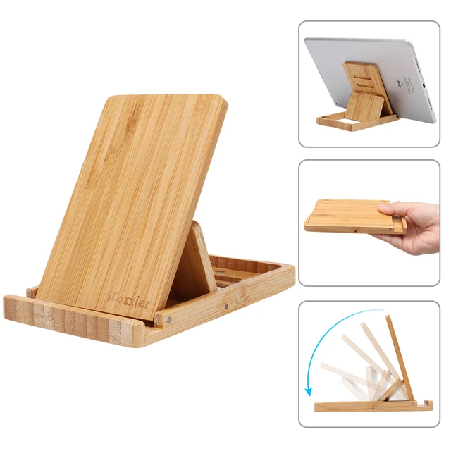 Tablet Stand Personalised iPad Stand Bamboo Tablet Holder Wood iPad Stand  Tablet Accessories Gift for Techies LC674 