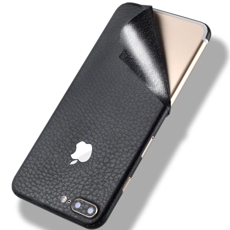 0.15mm Leather Striae Sticker Protector Case Cover Skin for iphone 7 8 7& 8 Plus Back Sticker For iPhone X XS XR Phone Sticker