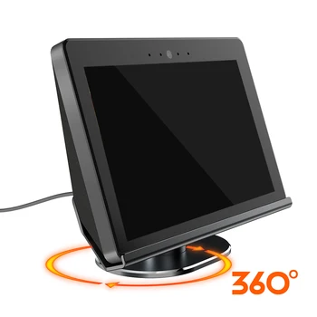 

Speaker Stand Support With Anti Slip Base Smooth Portable 360 Degree Rotation Audio Accessories For Amazon Echo Show 2nd Gen