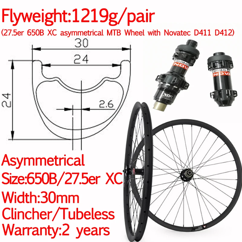 Clearance Super ligh XC width 30mm 27.5er 650B carbon MTB asymmetric bike wheels XD XX1 6 bolt straight pull 12*100 12*142 110 *15 12*148 0 Clearance Super ligh XC width 30mm 27.5er 650B carbon MTB asymmetric bike wheels XD XX1 6 bolt straight pull 12*100 12*142 110 *15 12*148 0