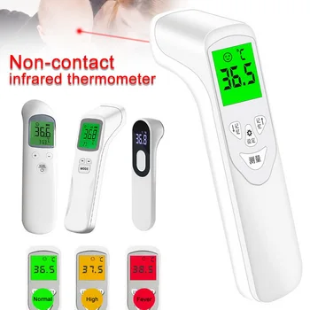 

1PC LCD Temperature Gun Non-Contact Infrared Forehead Thermometer Celsius And Fahrenheit Without Batteries Infrared Thermometer