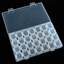 28 решеток разборная Алмазная вышивка аксессуары Алмазная коробка для творчества крестиком Чехлы Органайзер Домашний для хранения