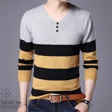Высококачественные повседневные мужские пуловеры, свитера, модная мужская одежда