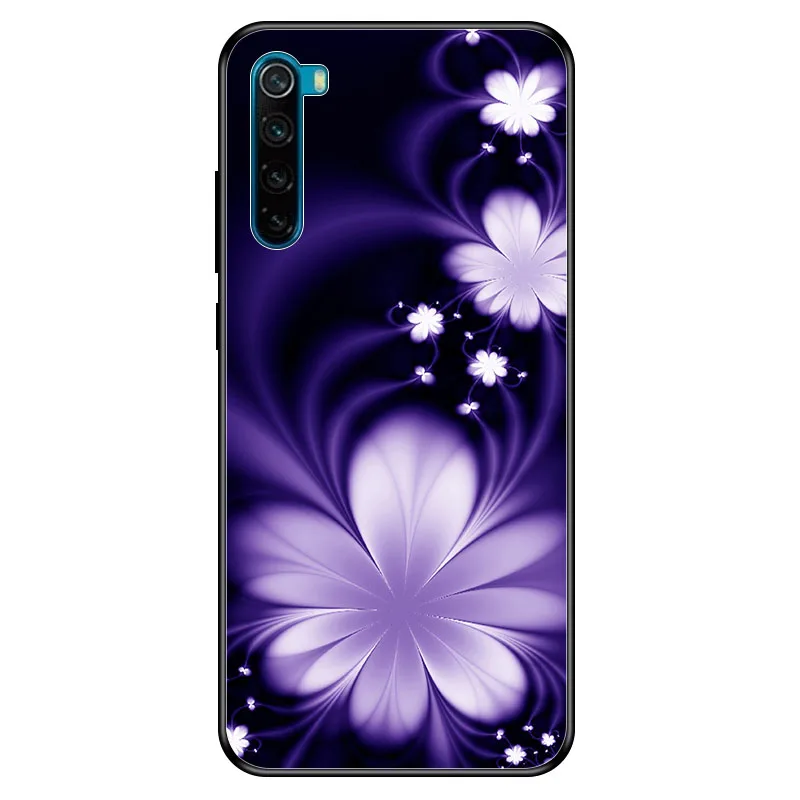 Geruide 6,3 дюймов для xiaomi redmi note 8 чехол, закаленное стекло чехол cubierta para 6,53 дюймов xiaomi redmi note 8 pro Чехол - Цвет: A016