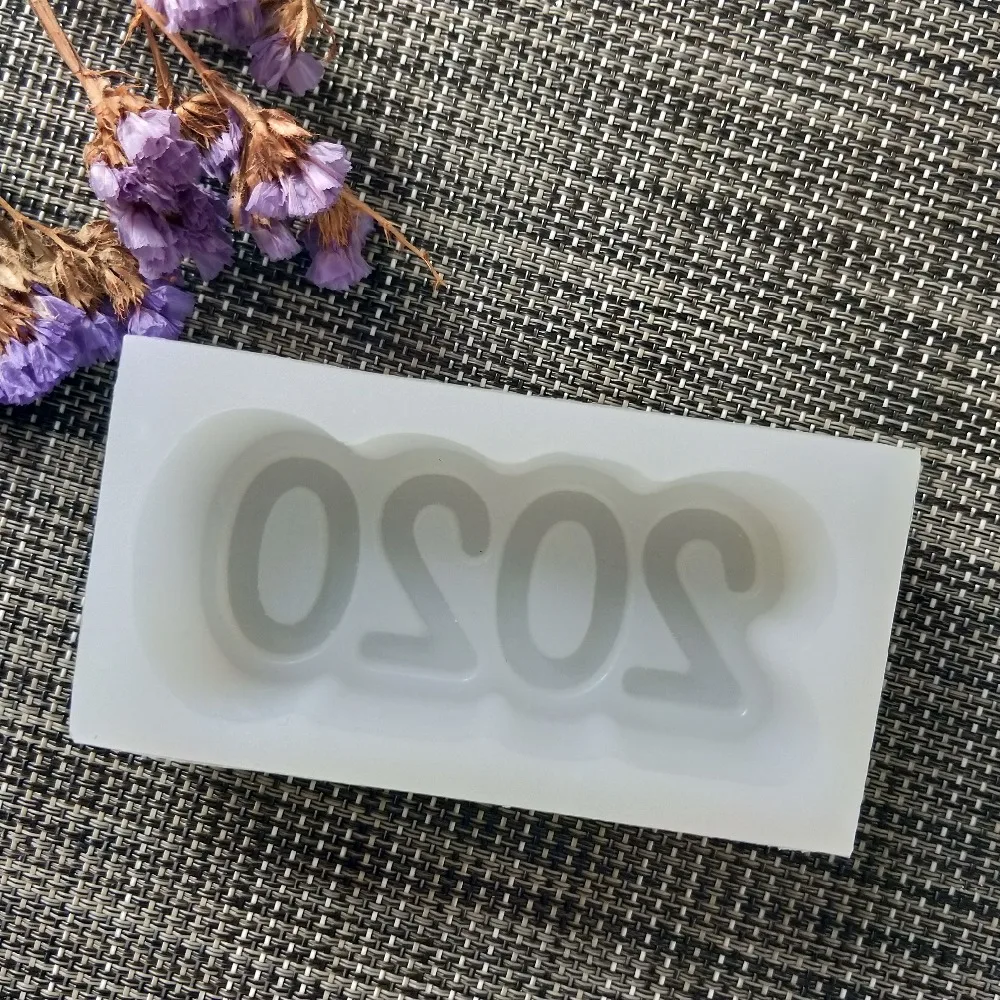 QT0169 PRZY Новогодняя силиконовая форма для ручной работы цифровые формы для изготовления мыла силиконовые формы для свечей полимерные глиняные формы
