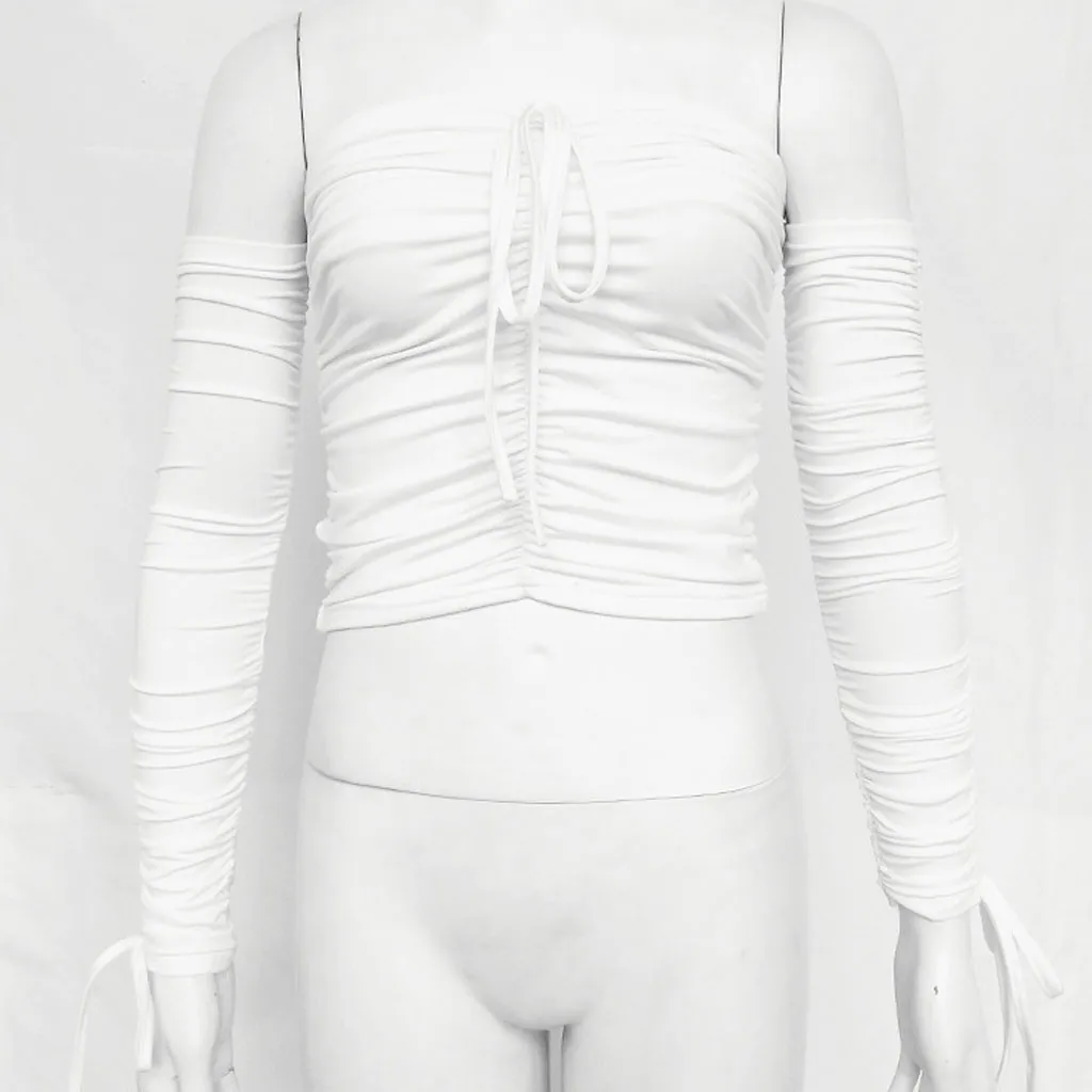 Off Shoder Slash Neck lantern Yoga Shirt Bodycon Tight Elastic Splicing Padded Line Dry Top Yoga Seamless A9